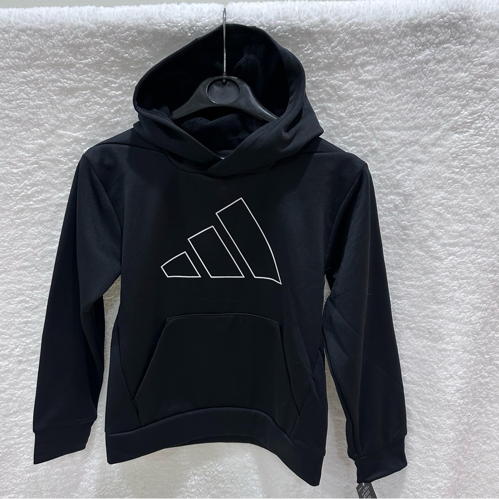 Boy’s Adidas Black Hoodie Sweatshirt